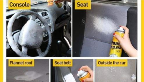 Sogo Multi-Purpose Foam Cleaner – 650 ml for Multi-Purpose Cleaning like Car Interior, Leather, Vinyl, Carpet, Fabric etc Crystal Clean Pakistan