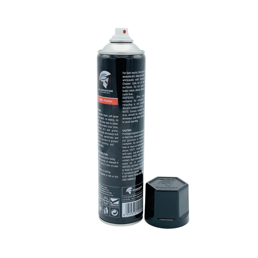 Gladiator Tire Foam - 650ml Crystal Clean Pakistan