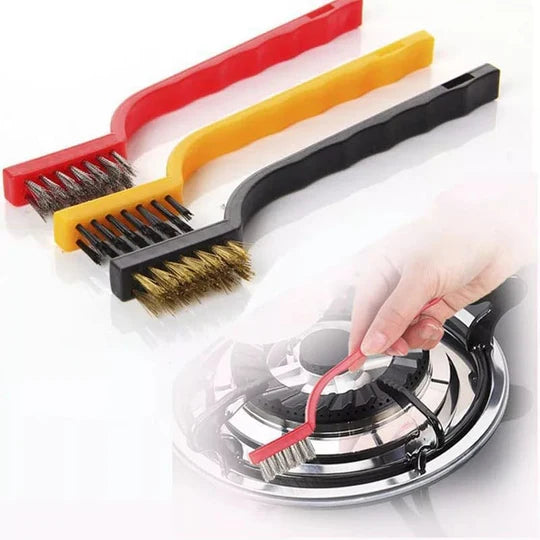 Oven and Stove Cleaning Brush Set - Pack of 3