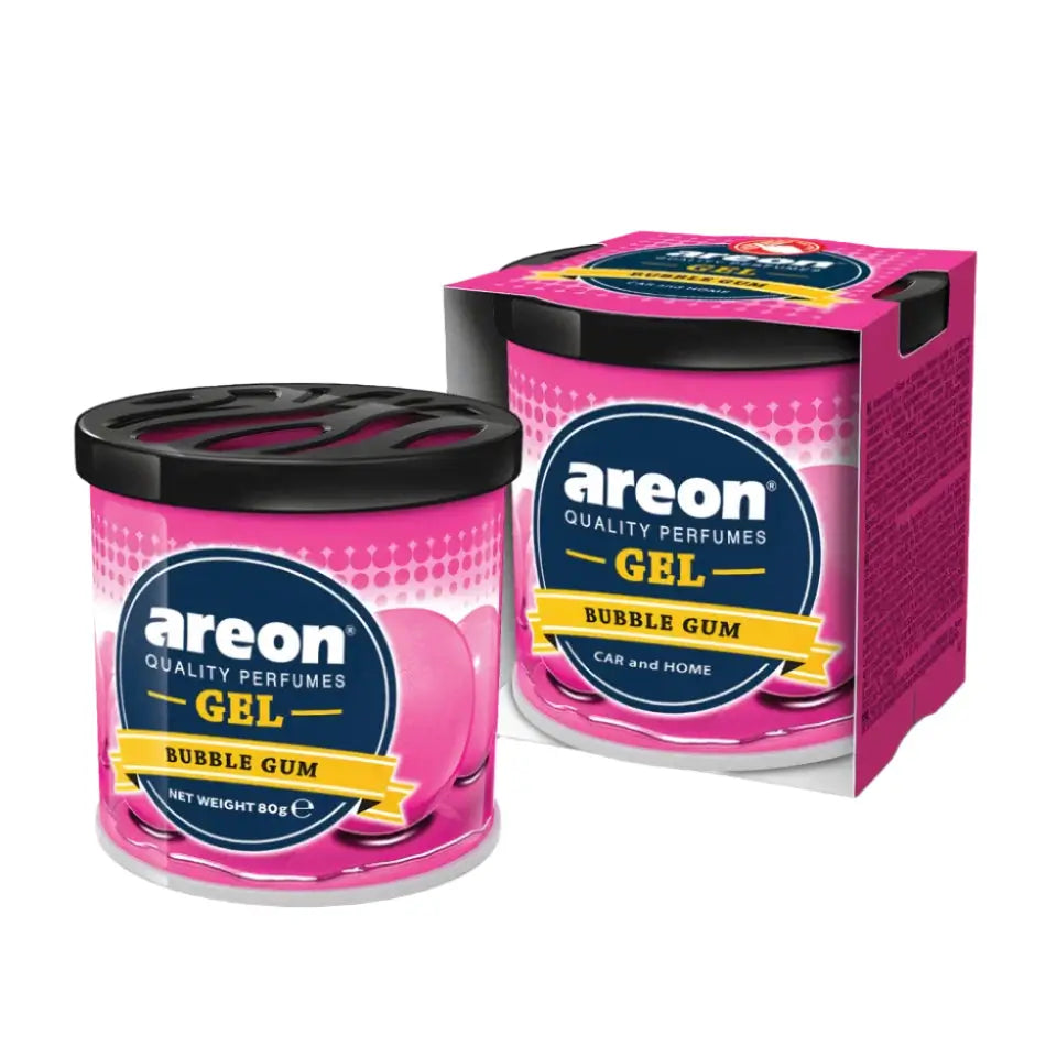 Areon Gel Can Bubble Gum Car Perfume Air Freshener