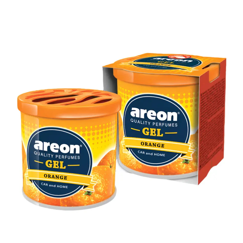 Areon Gel Can Orange Car Perfume Air Freshener