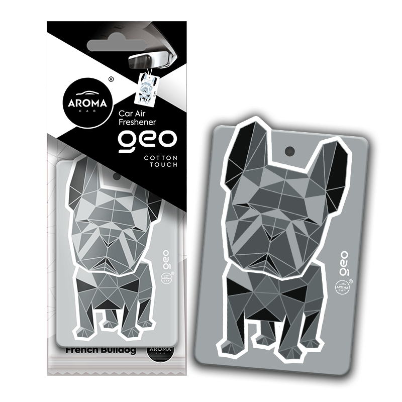 Aroma Geo Dog Air Freshener Card for Car & Home – Fragrance Lasting upto 30 days (Made in Poland)