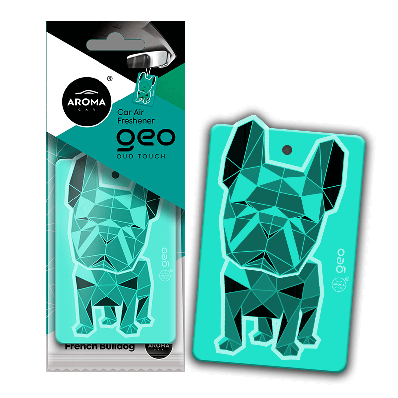 Aroma Geo Dog Air Freshener Card for Car & Home – Fragrance Lasting upto 30 days (Made in Poland)