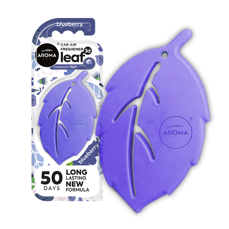Aroma Leaf 3D Car Air Freshener - Long Lasting - Lasts 50 Days (with Hanging plus vent clip option) Crystal Clean Pakistan