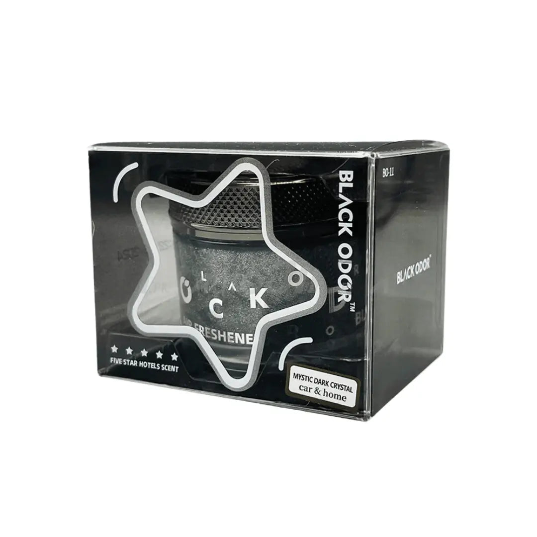 Black Odor 5 Star Hotel Scent / Car Perfume / Gel Air Freshener for Car & Home - 60 ml Crystal Clean Pakistan