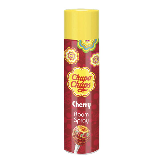 Chupa Chups Cherry Room Spray can on a white background