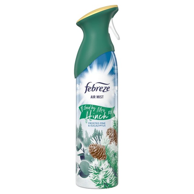 Febreze Air Mist Spray Air Freshener Loved by Mrs Hinch Frosted Pine & Eucalyptus 300 ml