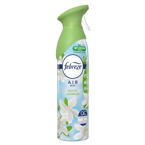 Febreze Air Mist Spray Air Freshener White Jasmine 300 ml