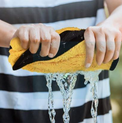 Super absorbant microfiber cloth