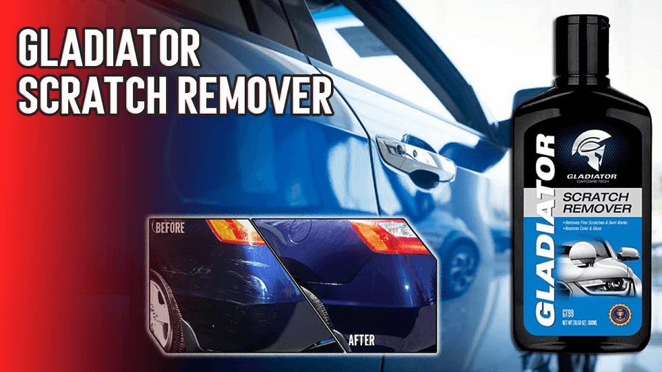 Gladiator Car Scratch Remover - GT99 - 300ml Crystal Clean Pakistan