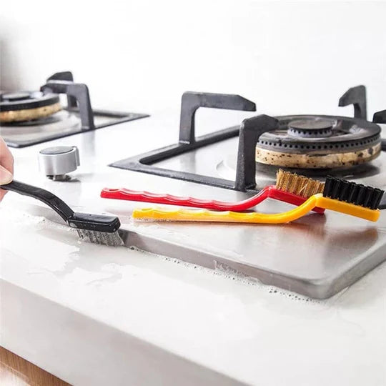 Oven and Stove Cleaning Brush Set - Pack of 3