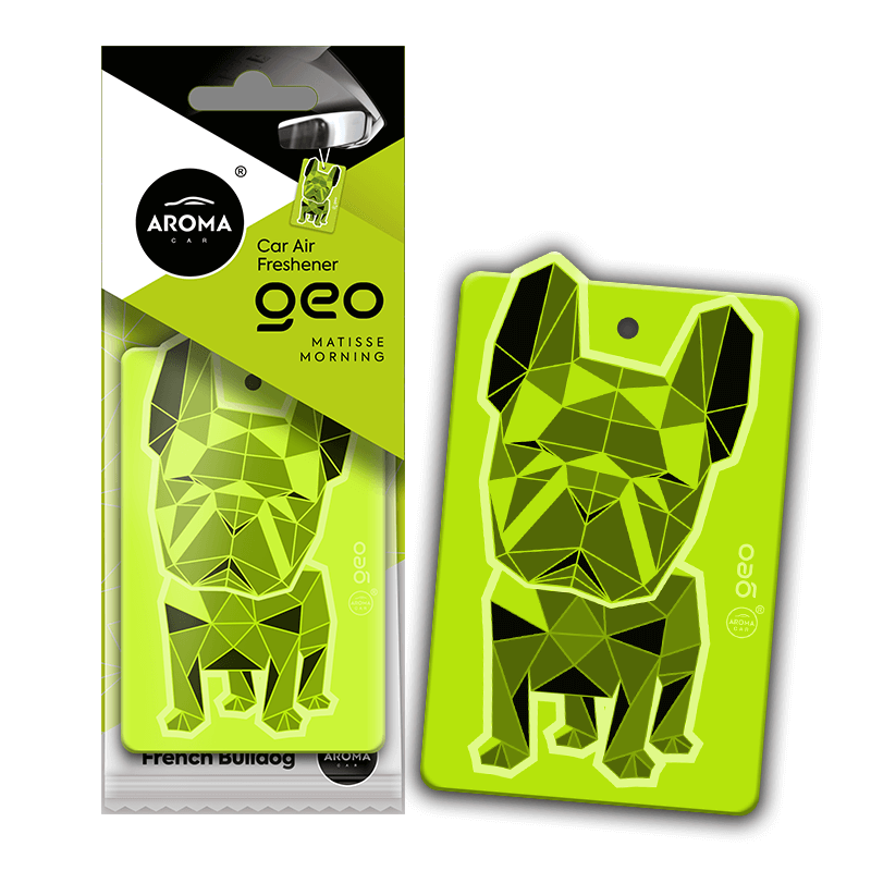 Aroma Geo Dog Air Freshener Card for Car & Home – Fragrance Lasting upto 30 days (Made in Poland)