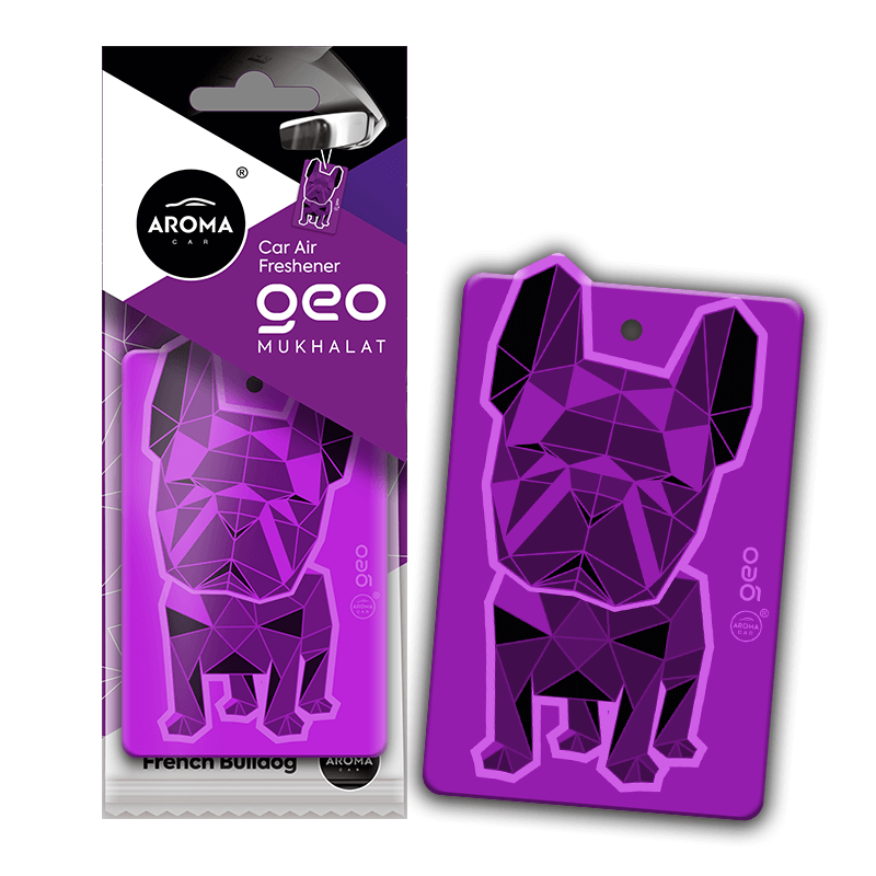 Aroma Geo Dog Air Freshener Card for Car & Home – Fragrance Lasting upto 30 days (Made in Poland)