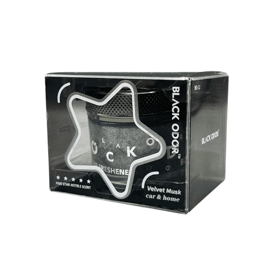 Black Odor 5 Star Hotel Scent / Car Perfume / Gel Air Freshener for Car & Home - 60 ml