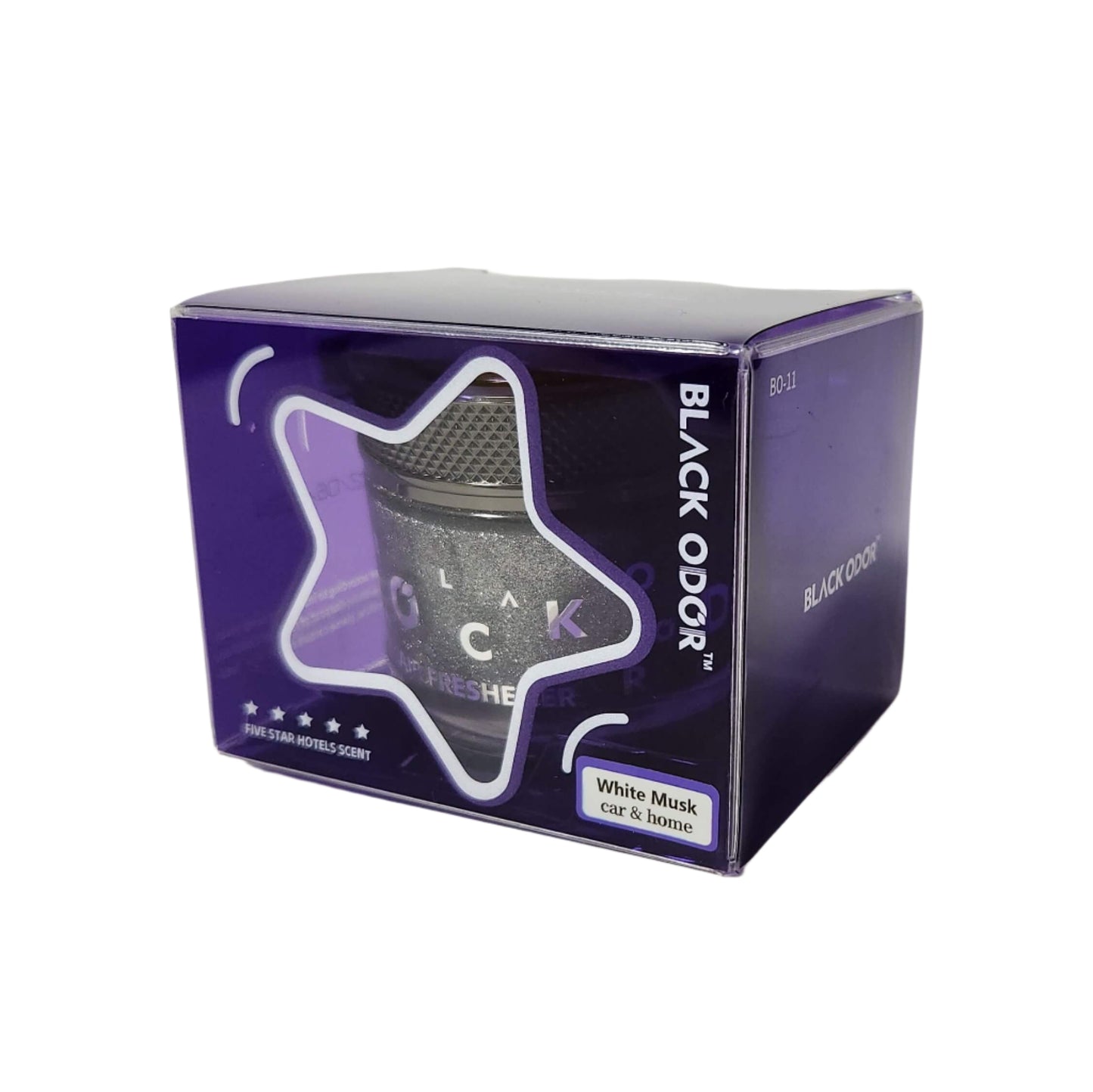 Black Odor Five Star Hotel scent luxury air freshener for car and home  White musk