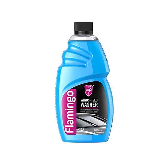 Flamingo car windshield washer - 500 ml, effective cleaner for clear windshields, Made in China