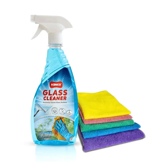 Kenco Glass Cleaner and Microfiber ClothPack Bundle Deal