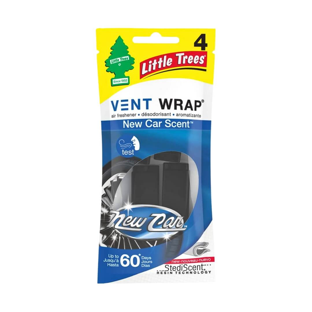 Little Trees Vent Wrap Car Air Freshener AC Vent Clips (Made in USA)