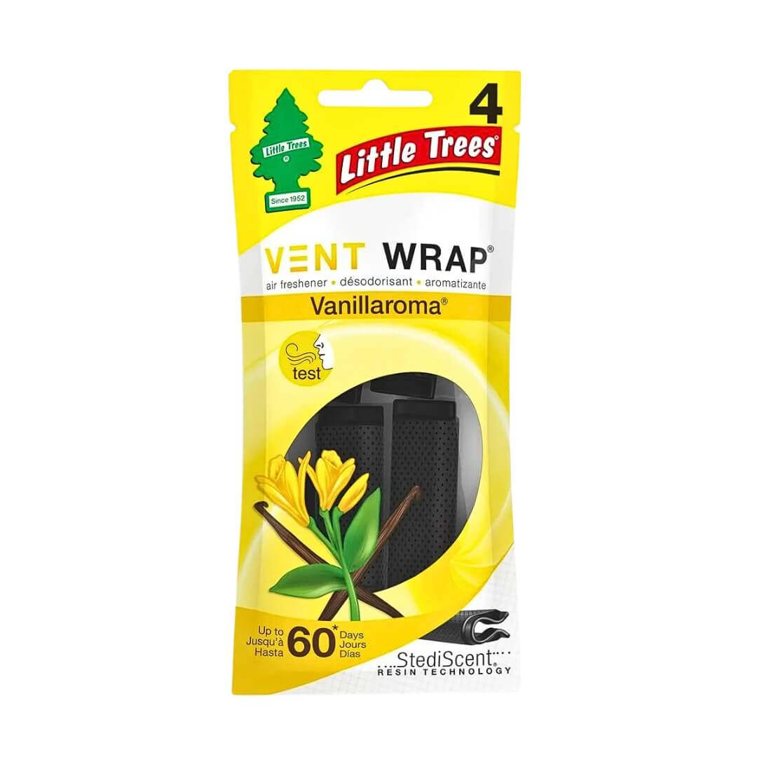 Little Trees Vent Wrap Car Air Freshener AC Vent Clips (Made in USA)