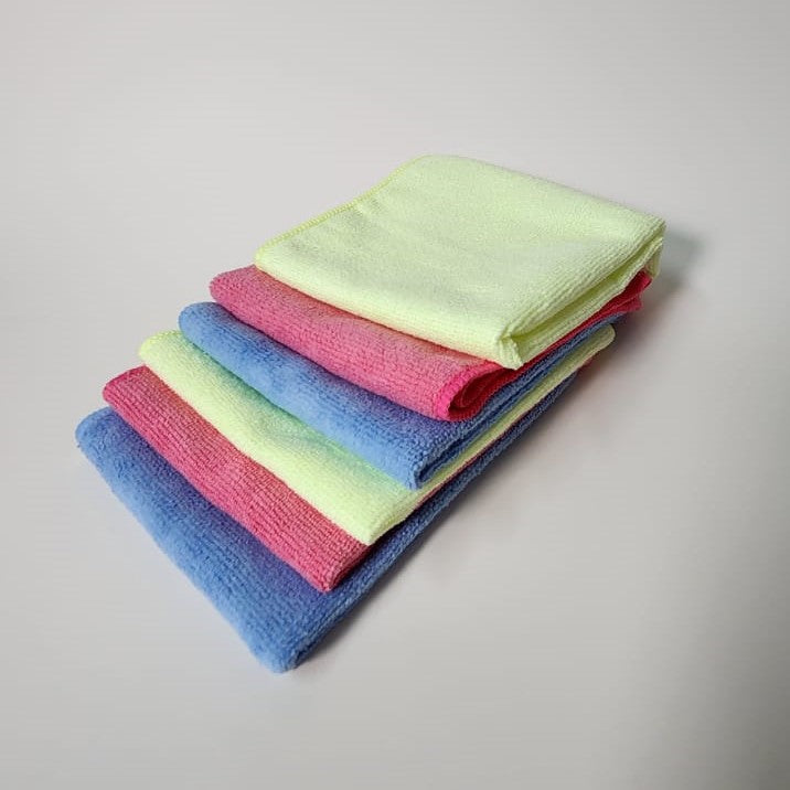 Microfiber cloth Six pack - stack of 6 cloths