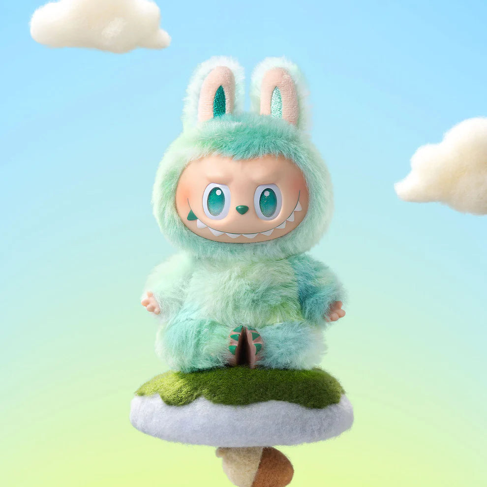 LABUBU THE MONSTERS BIG INTO ENERGY Plush Doll Keychain Charm with Box — 1 Pc (Random Color)