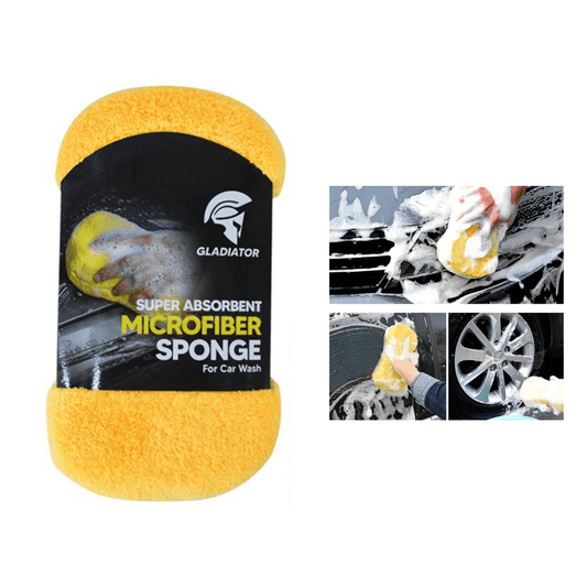 gladiator super absorbant  microfiber sponge for car wash